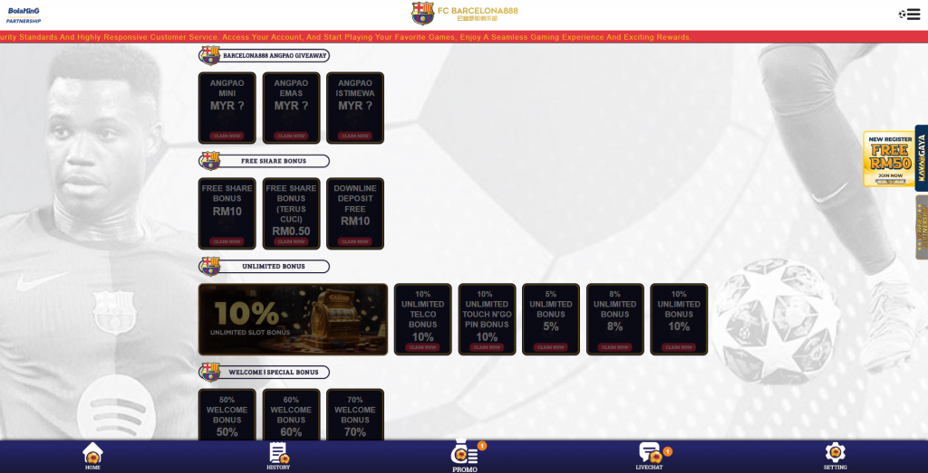 barcelona888 bonus
